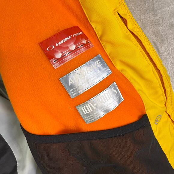 Descente Spain WC D2-8618 Exclusive model yellow gorpcore ski jacket mens XL - Picture 7 of 10